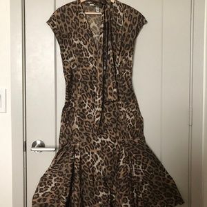 Diane Von Furstenberg Silk Leopard dress